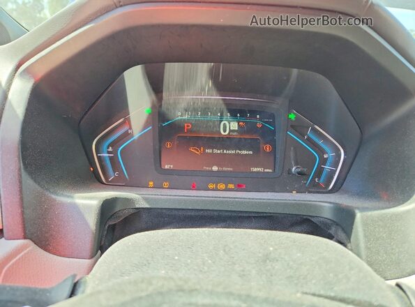 5FNRL6H74NB062691 2022 HONDA ODYSSEY Blue Widok zestawu wskaźników