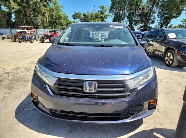 5FNRL6H74NB062691 2022 HONDA ODYSSEY Blue Widok z przodu