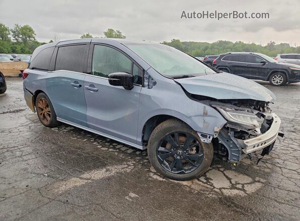 5FNRL6H74RB005011 2024 HONDA ODYSSEY Blue წინა მარჯვენა