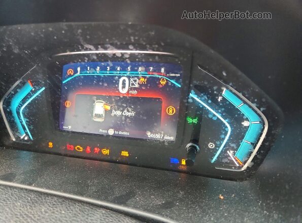 5FNRL6H74RB005011 2024 HONDA ODYSSEY Blue ხელსაწყოთა პანელის ხედი