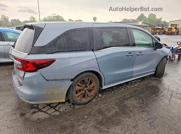5FNRL6H74RB005011 2024 HONDA ODYSSEY Blue უკანა მარჯვენა