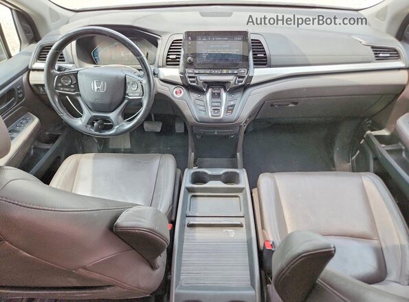5FNRL6H75JB007452 2018 HONDA ODYSSEY White Dashboard view
