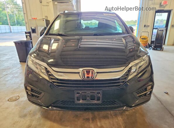 5FNRL6H75JB058420 2018 HONDA ODYSSEY Black Widok z przodu