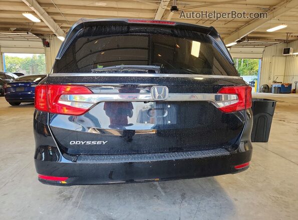 5FNRL6H75JB058420 2018 HONDA ODYSSEY Black Widok z tyłu