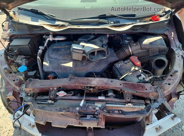 5FNRL6H75JB072365 2018 HONDA ODYSSEY Burgundy Вид підкапотного простору