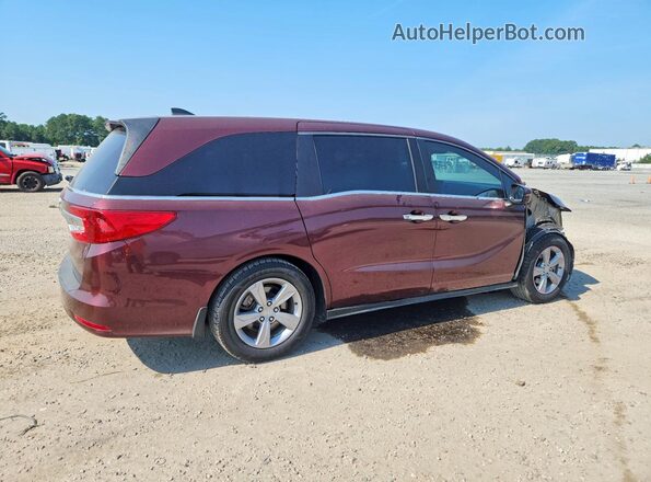 5FNRL6H75JB072365 2018 HONDA ODYSSEY Burgundy Задня права чверть