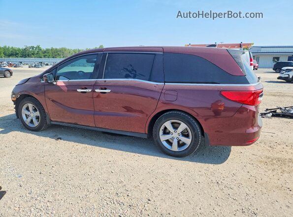 5FNRL6H75JB072365 2018 HONDA ODYSSEY Burgundy Задня ліва чверть