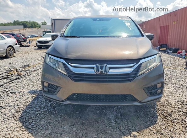 5FNRL6H75JB074522 2018 HONDA ODYSSEY Brown Front view