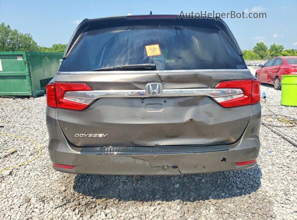 5FNRL6H75JB074522 2018 HONDA ODYSSEY Brown Rear view
