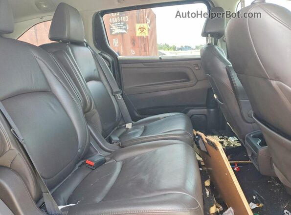 5FNRL6H75JB074522 2018 HONDA ODYSSEY Brown Rear interior view
