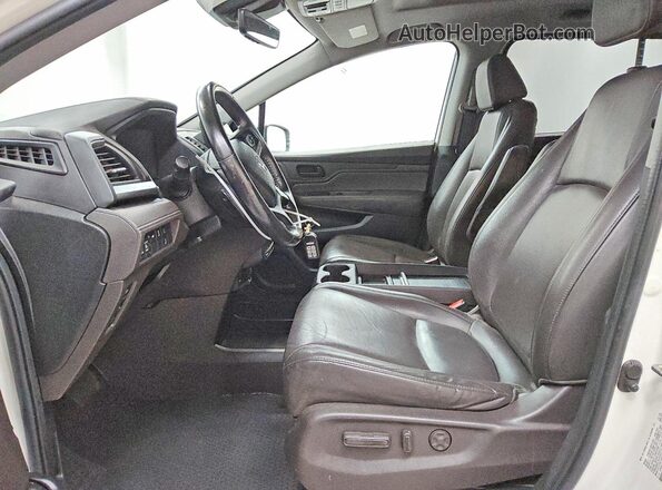 5FNRL6H75KB053297 2019 HONDA ODYSSEY White წინა სალონის ხედი