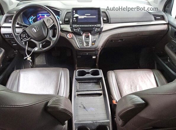 5FNRL6H75KB053297 2019 HONDA ODYSSEY White წინა პანელის ხედი