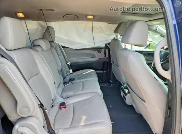5FNRL6H75KB062338 2019 HONDA ODYSSEY Blue Вид задньої частини салону