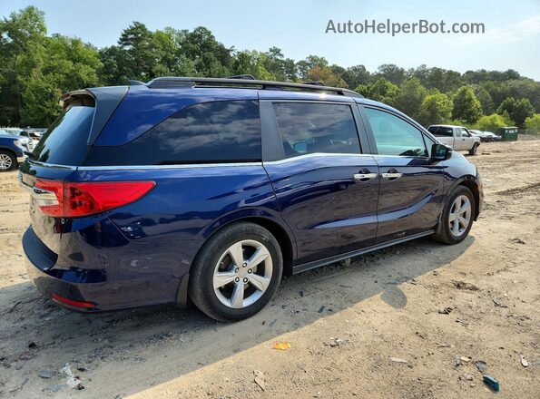 5FNRL6H75KB062338 2019 HONDA ODYSSEY Blue Задня права чверть