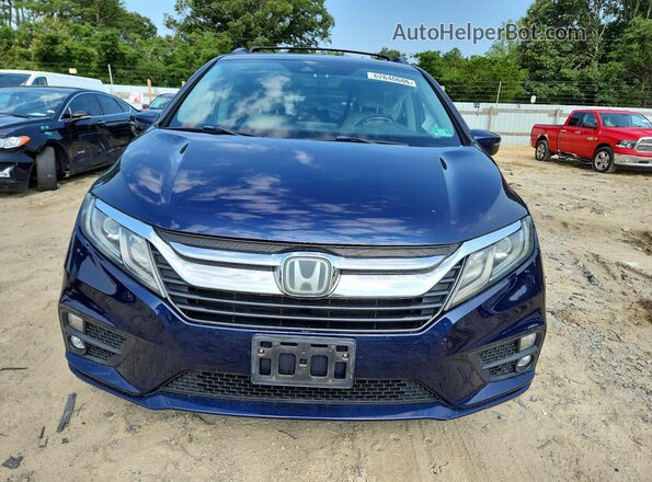 5FNRL6H75KB062338 2019 HONDA ODYSSEY Blue Вид спереду