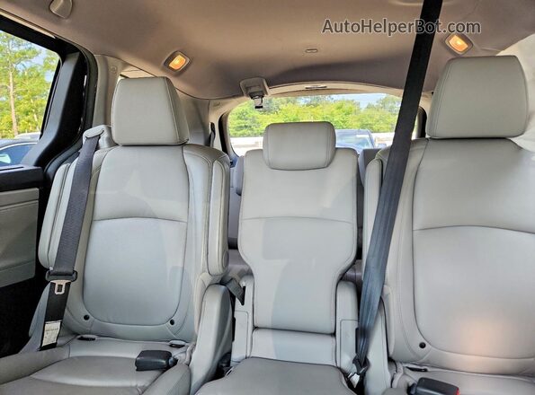 5FNRL6H75KB062338 2019 HONDA ODYSSEY Blue Вид задніх сидінь