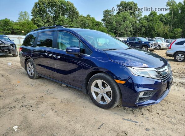 5FNRL6H75KB062338 2019 HONDA ODYSSEY Blue Передня права чверть