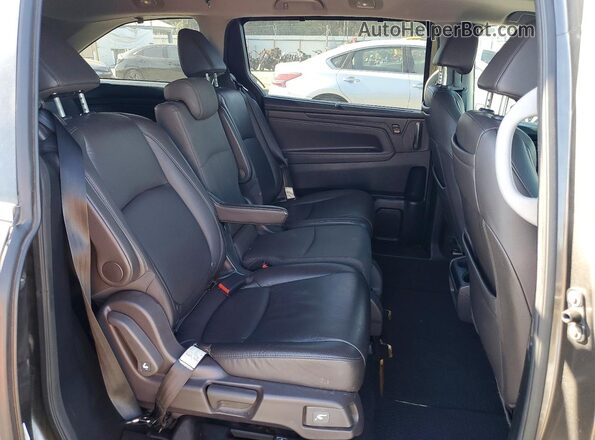 5FNRL6H75KB092522 2019 HONDA ODYSSEY Charcoal უკანა სალონის ხედი