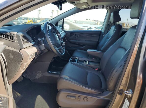 5FNRL6H75KB092522 2019 HONDA ODYSSEY Charcoal წინა სალონის ხედი