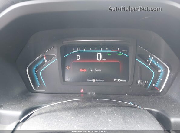 5FNRL6H75LB010905 2020 HONDA ODYSSEY Gray უკანა სავარძლების ხედი