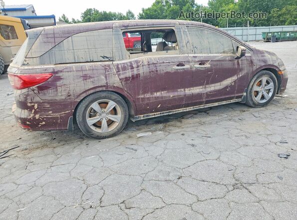 5FNRL6H75LB024318 2020 HONDA ODYSSEY Бордовый Задняя правая четверть