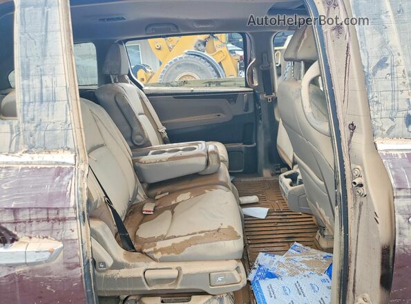 5FNRL6H75LB024318 2020 HONDA ODYSSEY Бордовый Вид задней части салона