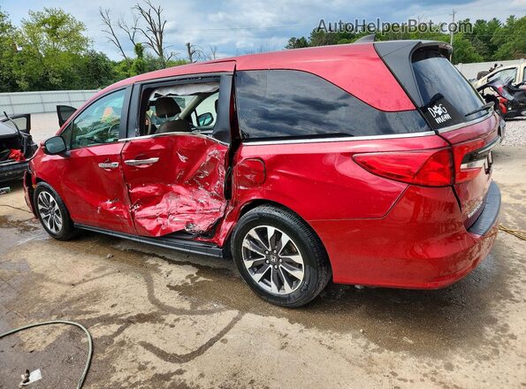 5FNRL6H75NB053594 2022 HONDA ODYSSEY Red Հետևի ձախ