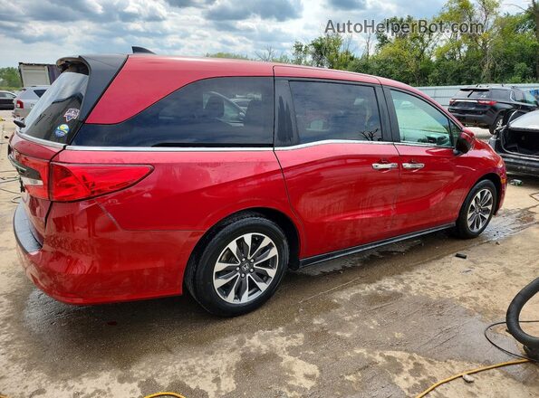 5FNRL6H75NB053594 2022 HONDA ODYSSEY Red Հետևի աջ