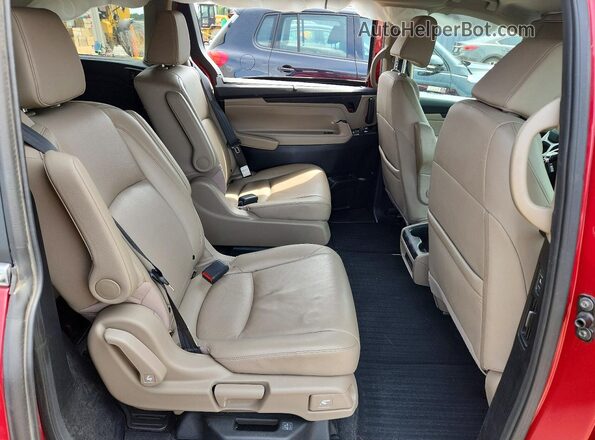 5FNRL6H75NB053594 2022 HONDA ODYSSEY Red Սալոնի հետևի տեսք