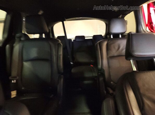 5FNRL6H75SB003483 2025 HONDA ODYSSEY Red Rear seats view