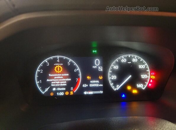 5FNRL6H75SB003483 2025 HONDA ODYSSEY Red Instrument cluster view