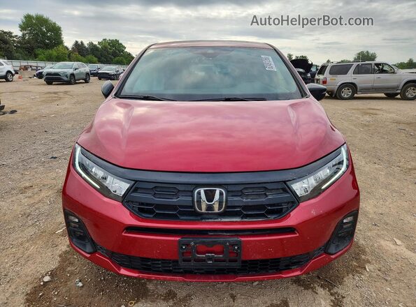 5FNRL6H75SB085506 2025 HONDA ODYSSEY Red წინა ხედი