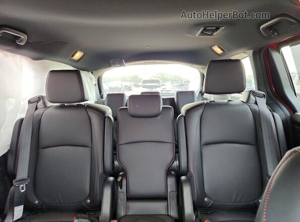 5FNRL6H75SB085506 2025 HONDA ODYSSEY Red უკანა სავარძლების ხედი