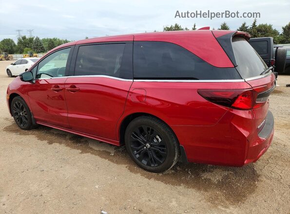 5FNRL6H75SB085506 2025 HONDA ODYSSEY Red უკანა მარცხენა