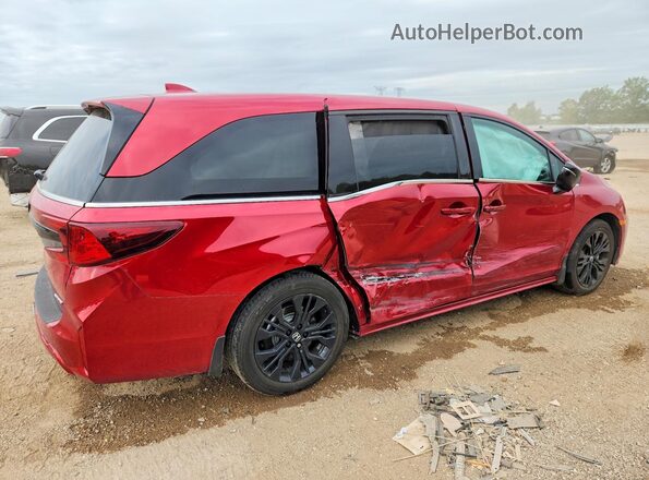 5FNRL6H75SB085506 2025 HONDA ODYSSEY Red უკანა მარჯვენა