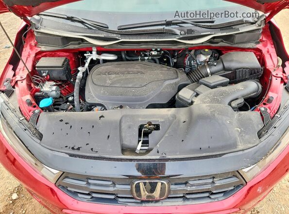 5FNRL6H75SB085506 2025 HONDA ODYSSEY Red ძრავის განყოფილების ხედი