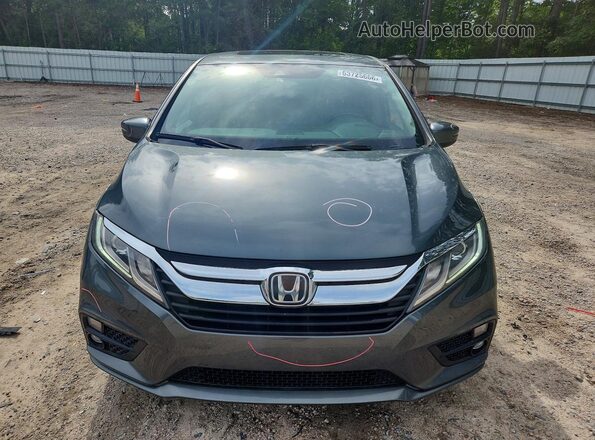 5FNRL6H76KB002164 2019 HONDA ODYSSEY Gray Front view