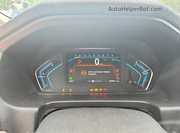 5FNRL6H76KB002164 2019 HONDA ODYSSEY Gray Instrument cluster view