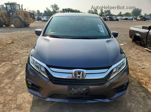 5FNRL6H76KB008076 2019 HONDA ODYSSEY Gray წინა ხედი