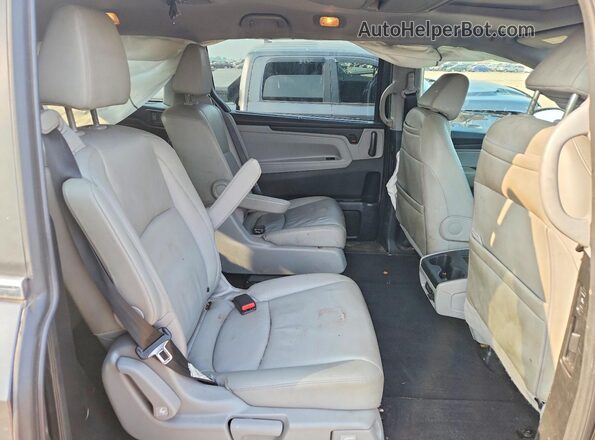 5FNRL6H76KB008076 2019 HONDA ODYSSEY Gray უკანა სალონის ხედი