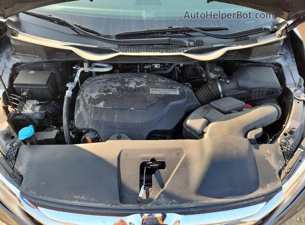 5FNRL6H76KB008076 2019 HONDA ODYSSEY Gray ძრავის განყოფილების ხედი