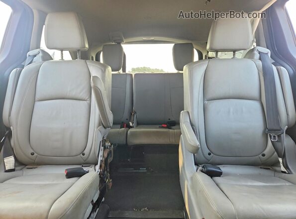5FNRL6H76KB008076 2019 HONDA ODYSSEY Gray უკანა სავარძლების ხედი