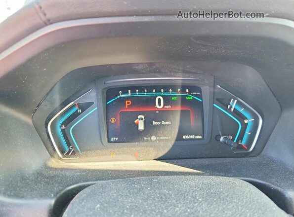 5FNRL6H76KB025332 2019 HONDA ODYSSEY Gray Вид щитка приладів