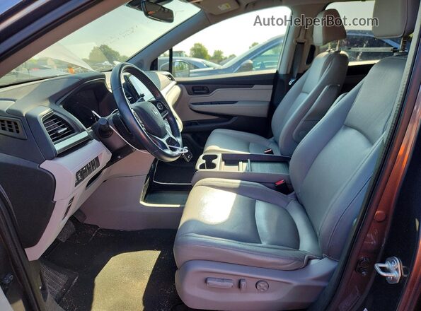 5FNRL6H76KB025332 2019 HONDA ODYSSEY Gray Вид салону спереду