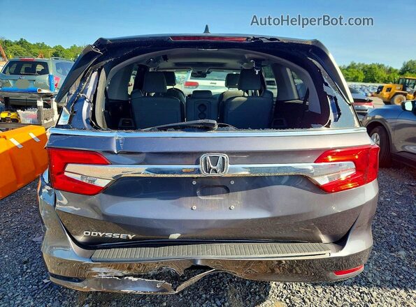 5FNRL6H76KB025332 2019 HONDA ODYSSEY Gray Вид ззаду