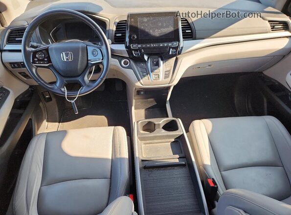 5FNRL6H76KB025332 2019 HONDA ODYSSEY Gray Вид панелі приладів