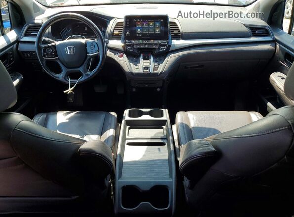 5FNRL6H76KB067953 2019 HONDA ODYSSEY Gray Vista del salpicadero
