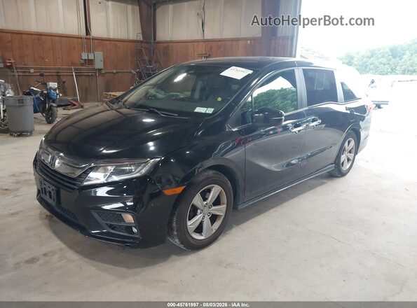 5FNRL6H76KB072778 2019 HONDA ODYSSEY Черный Передняя левая четверть