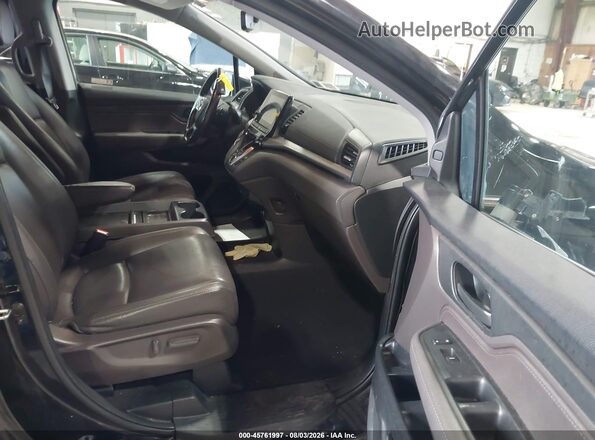 5FNRL6H76KB072778 2019 HONDA ODYSSEY Черный Вид салона спереди