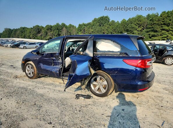 5FNRL6H76LB025168 2020 HONDA ODYSSEY Blue Trasero izquierdo